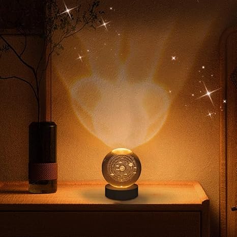 Galaxy Crystal Ball Night Lamp