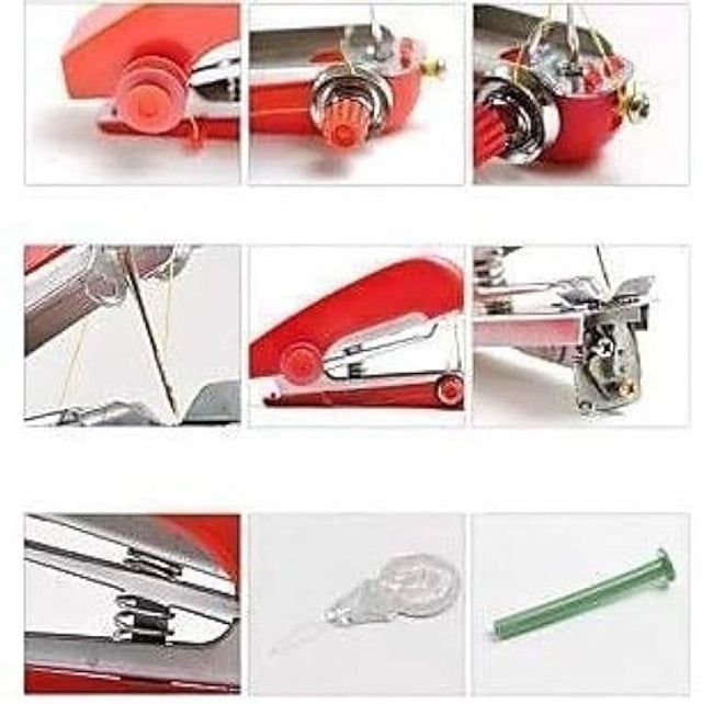 Handheld Mini Manual Sewing Machine (Multicolor)