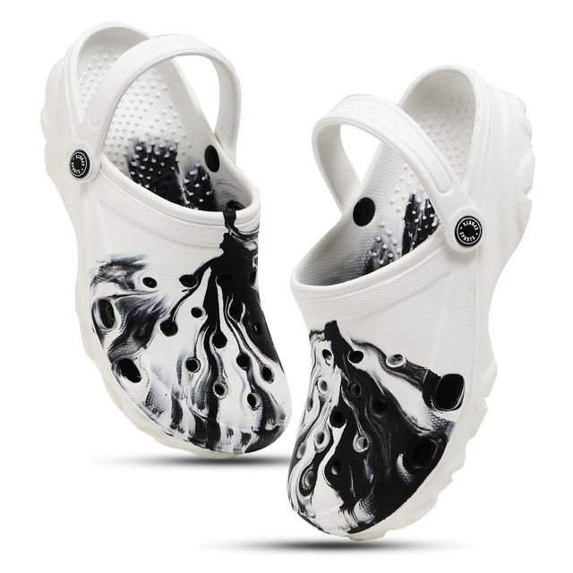 Clogs for Men (White & Black)